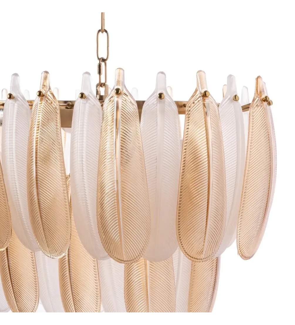 Lampa wisząca BEGAN 100 cm champagne