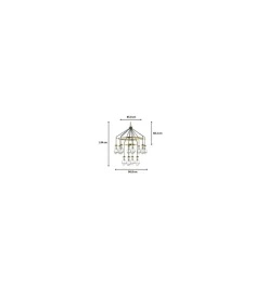 Lampa wisząca BELL HIGHLIGHT 134 cm