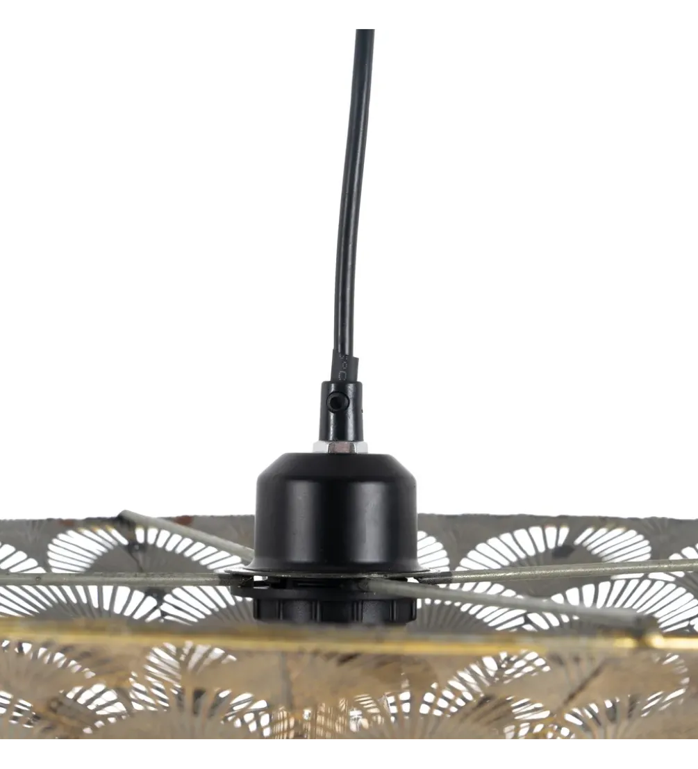 Lampa wisząca BOCELIN 47 cm złota srebrna