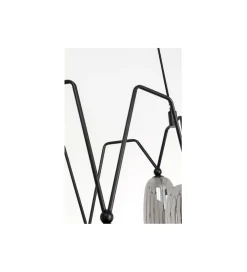 Lampa wisząca COLUMBO 58 cm czarna
