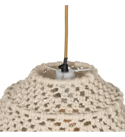 Lampa wisząca CONEMTA 50 cm biała