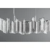 Lampa wisząca Elegance 118 cm srebrna
