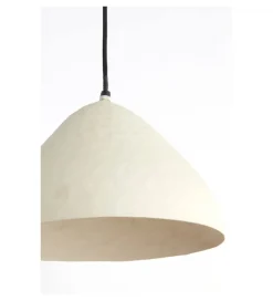 Lampa wisząca ELIMO 40 cm kremowy matt