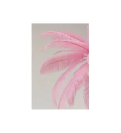Lampa wisząca Feather Palm 87 cm różowa