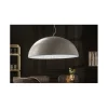 Lampa wisząca Glow biało srebrna 70 cm