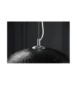 Lampa wisząca Glow 50 cm czarno złota