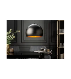 Lampa wisząca Glow ZEPPELIN 30 cm czarno - złota