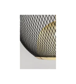 Lampa wisząca GRATO 45 cm czarno złota