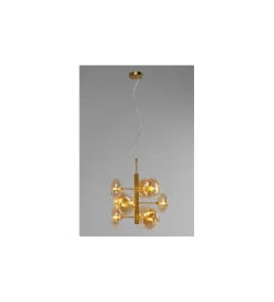 Lampa wisząca HEADLIGHT z mosiężnym wykończeniem