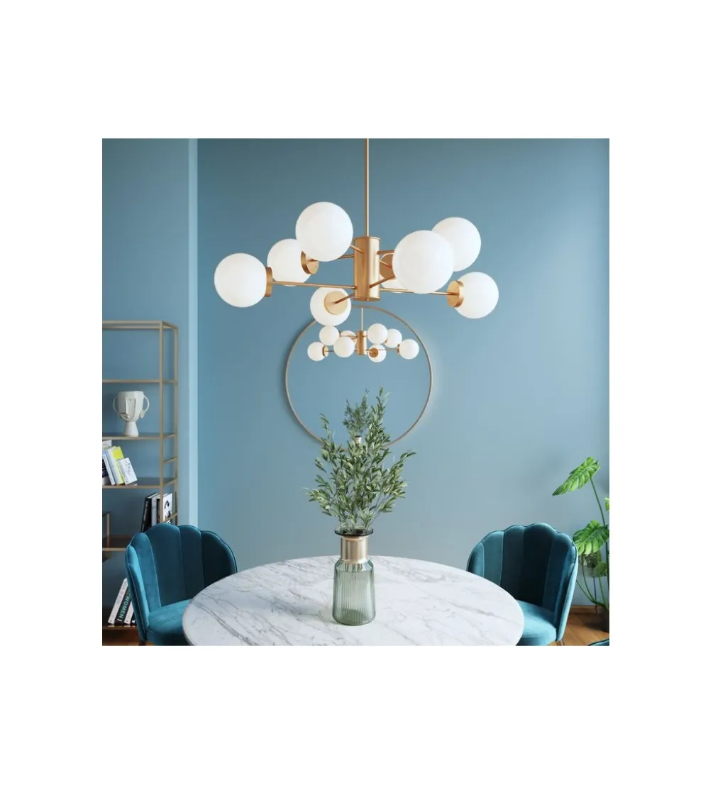 Lampa wisząca HiEAVENLY złota