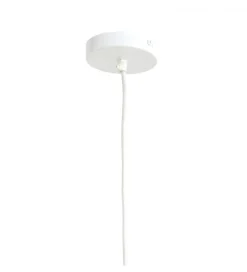 Lampa wisząca LONIA 53 cm kremowa antyczny brąz