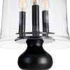 Lampa wisząca ORO 54 cm czarna