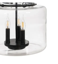 Lampa wisząca ORO 72 cm czarna