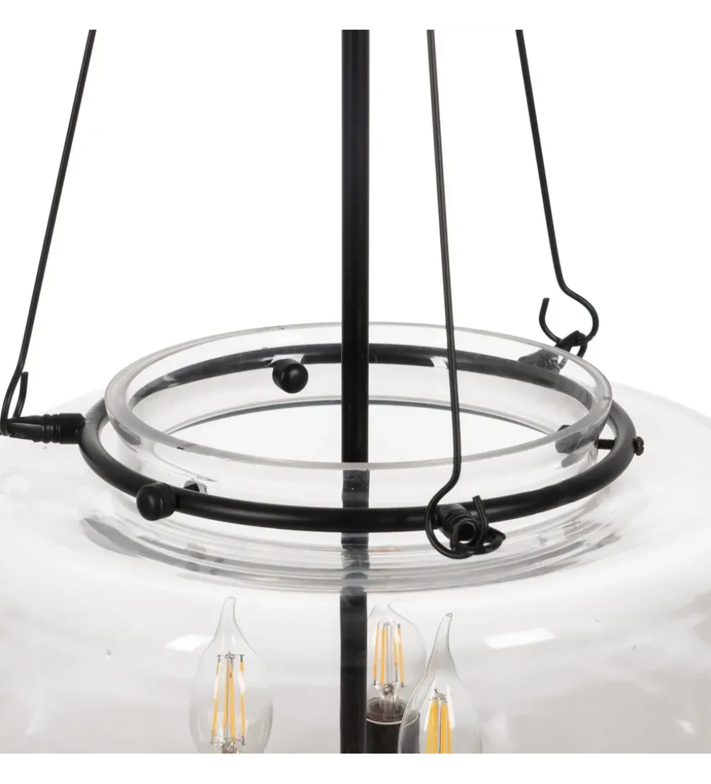 Lampa wisząca ORO 72 cm czarna
