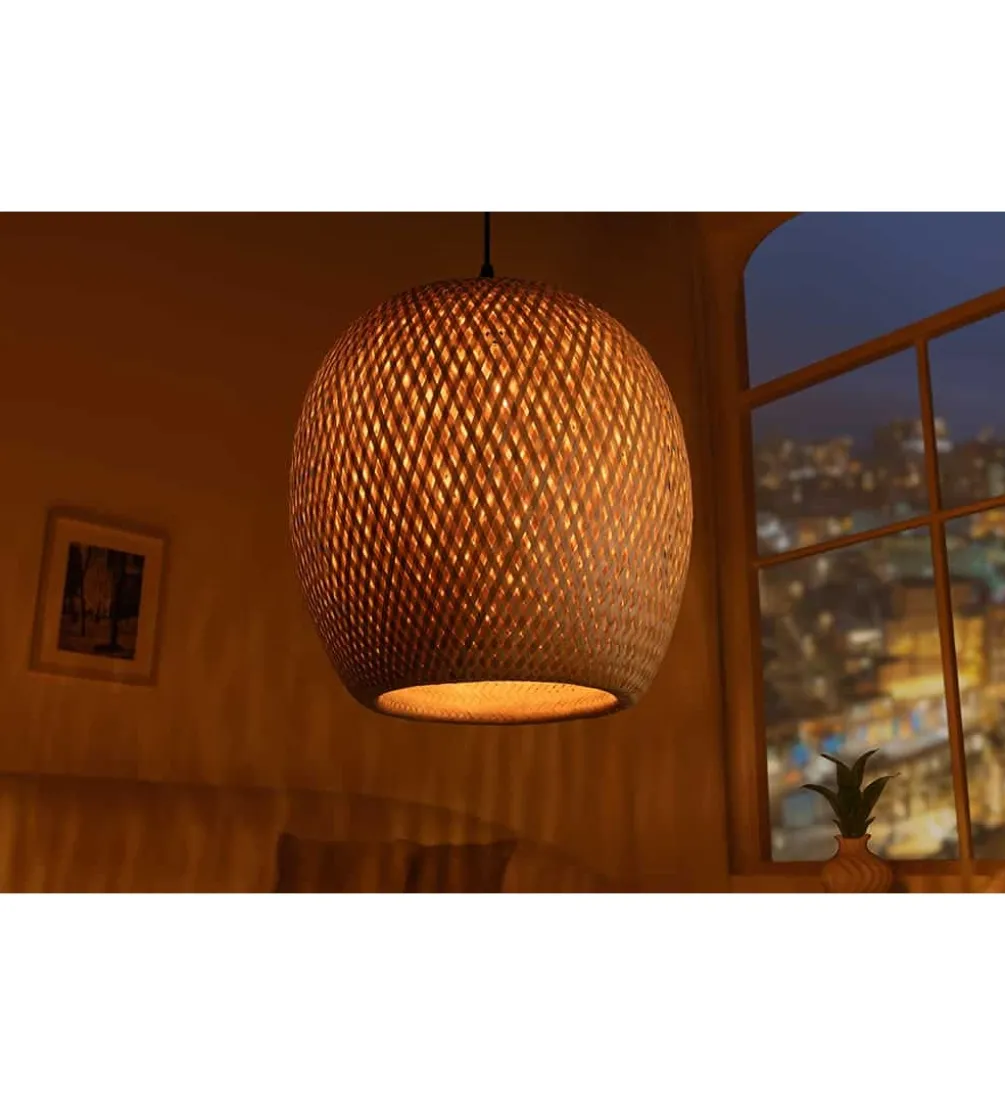 Lampa wisząca PAVO Nest 35 cm bambus