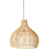 Lampa wisząca Pear 80 cm naturalna