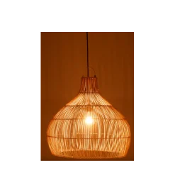 Lampa wisząca Pear 80 cm naturalna