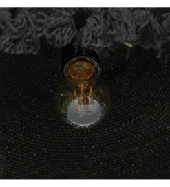 Lampa wisząca REHANELA 40 cm czarna