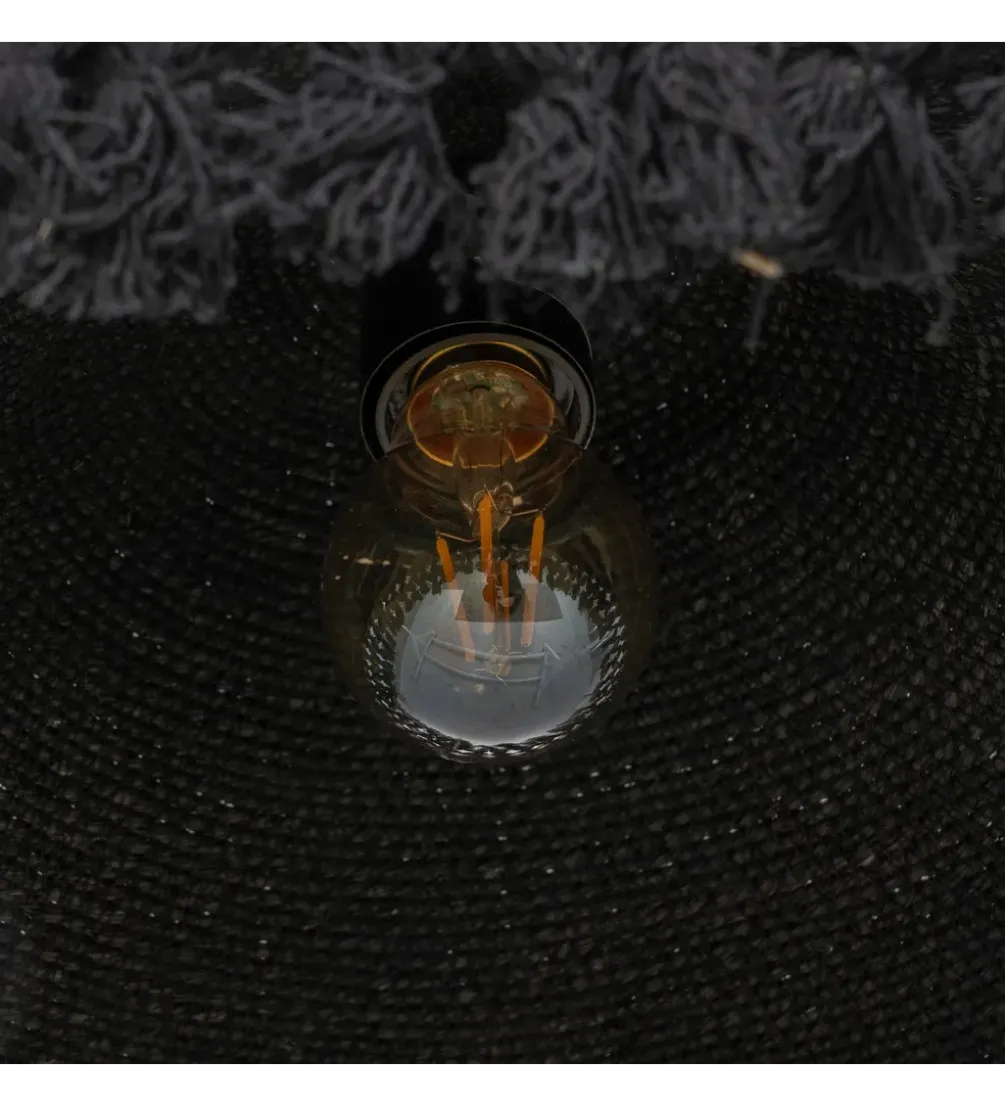 Lampa wisząca REHANELA 60 cm czarna
