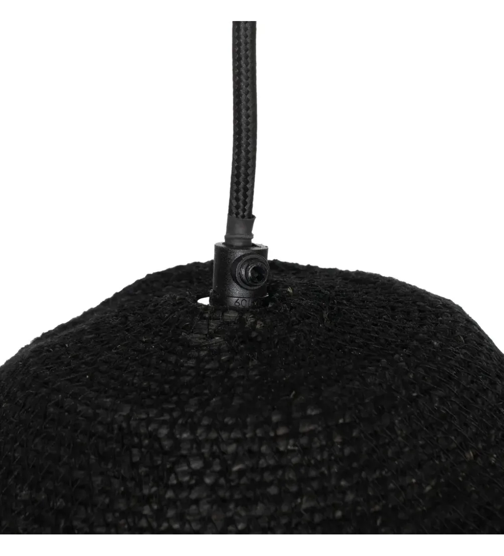 Lampa wisząca REHANELA 60 cm czarna