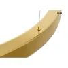 Lampa Wisząca RING LUXURY 50 Cm Złota