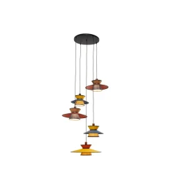 Lampa wisząca RIVA 87 cm wielokolorwy