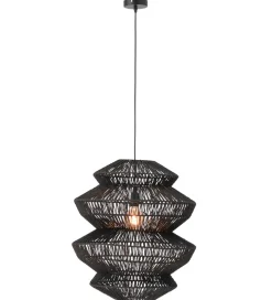 Lampa wisząca ROPEAN 57 cm czarna