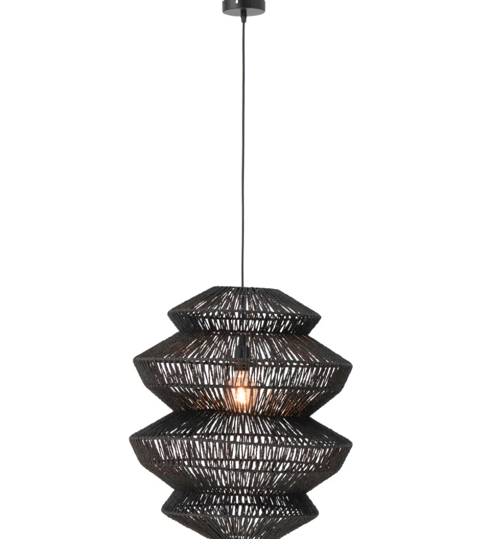 Lampa wisząca ROPEAN 57 cm czarna