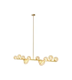 Lampa wisząca Scala Balls Brass 150 cm złota