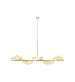 Lampa wisząca Scala Balls Brass 150 cm złota