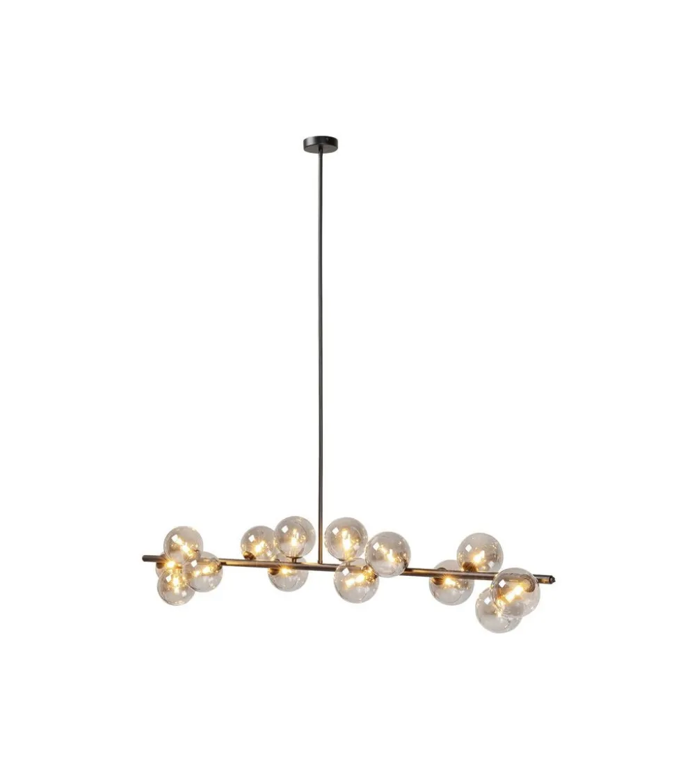 Lampa wisząca SCALA BALLS 150 cm czarna