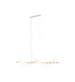 Lampa wisząca SCALA BALLS MILKY 150 cm beżowa