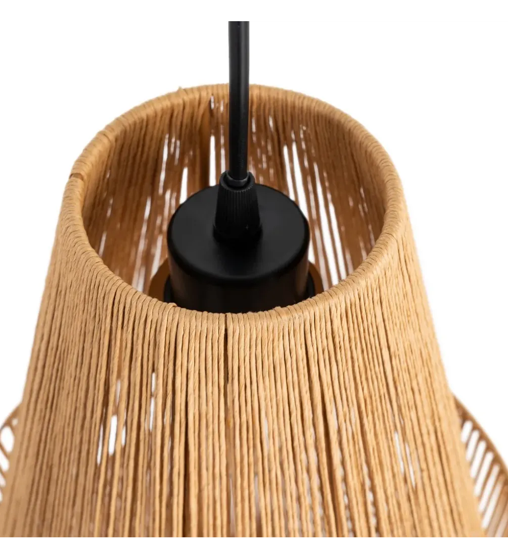 Lampa wisząca SEVEN 40 cm naturalna