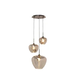 Lampa wisząca SPHERE 45 cm smoke