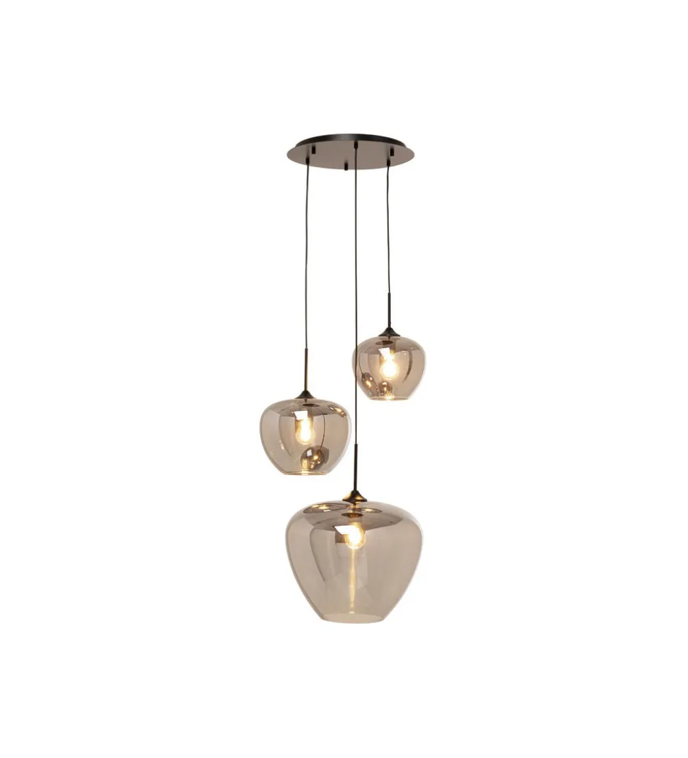 Lampa wisząca SPHERE 45 cm smoke