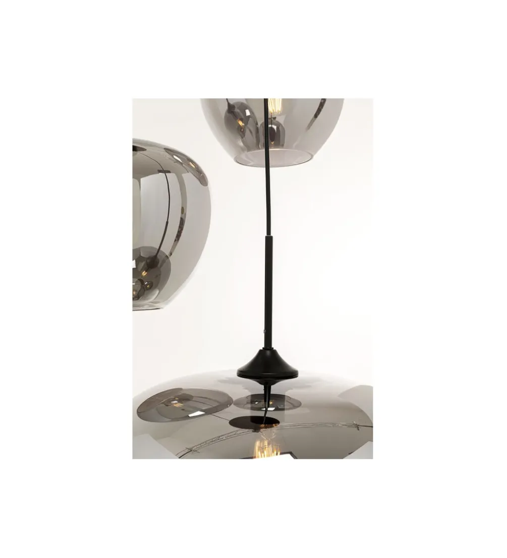 Lampa wisząca SPHERE 45 cm smoke