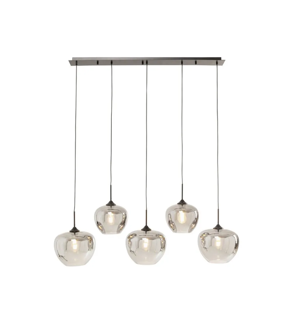 Lampa wisząca SPHERE FIVE 160 cm smoky
