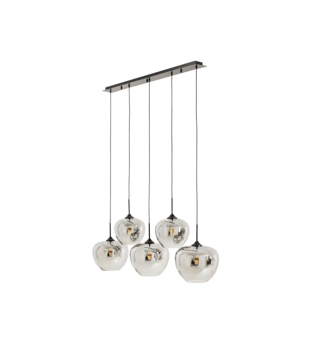 Lampa wisząca SPHERE FIVE 160 cm smoky
