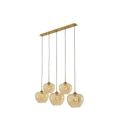 Lampa wisząca SPHERE FIVE 160 cm złota