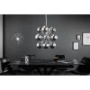 Lampa wisząca STARS 72 cm srebrna