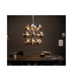 Lampa wisząca STARS 72 cm srebrna