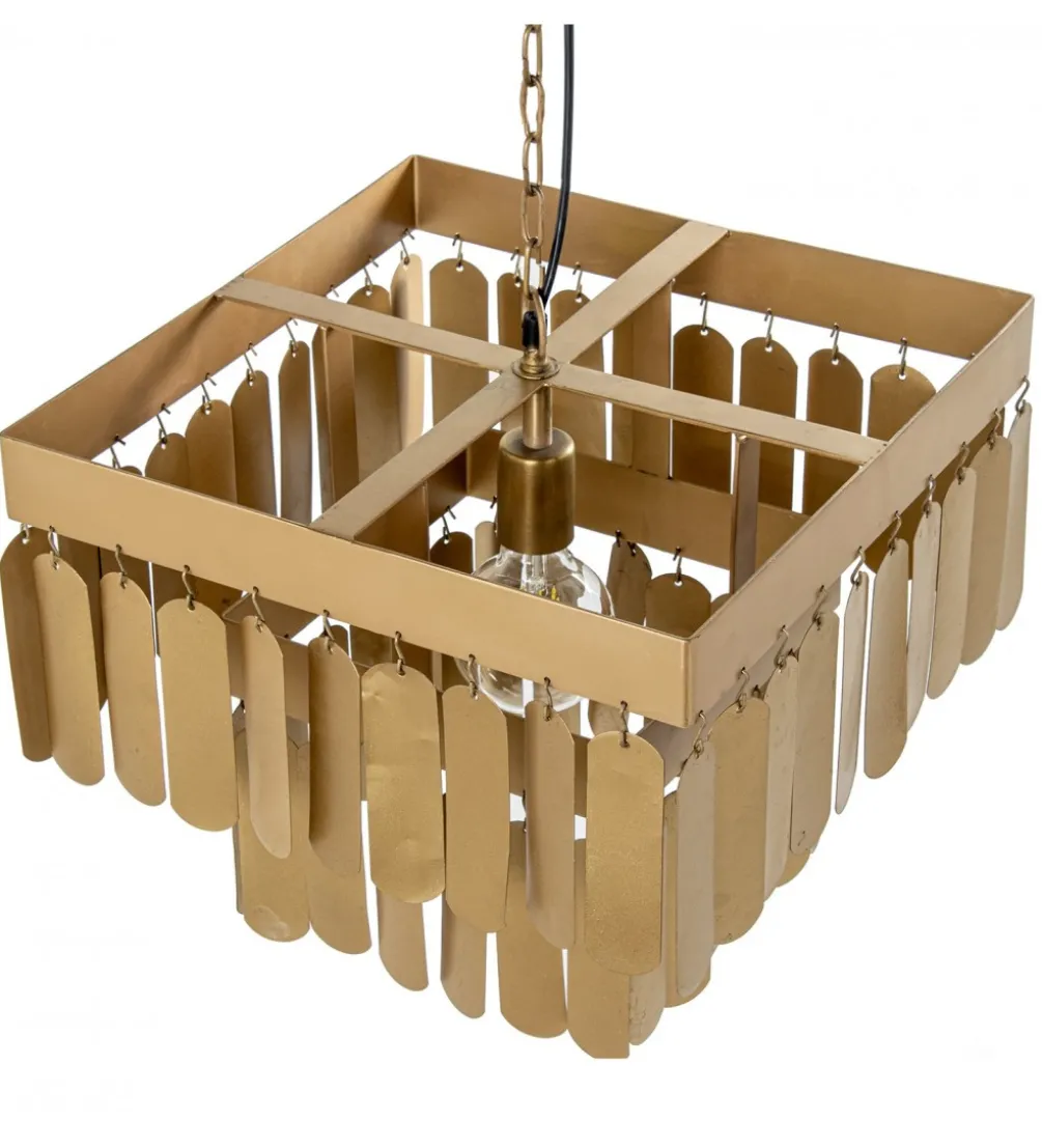 Lampa wisząca TECHO 40 cm złota