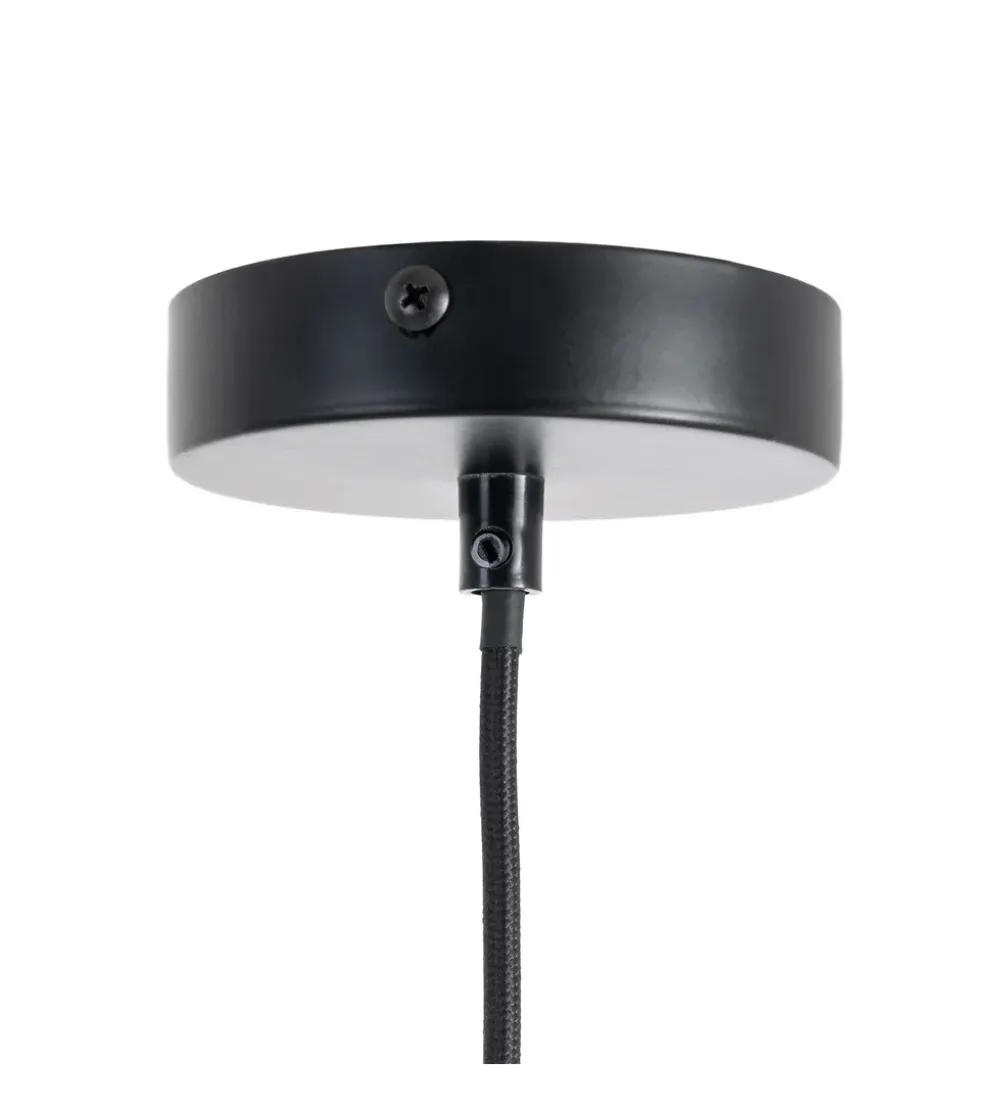 Lampa wisząca TEJA 25 cm lina papierowa ceglasty