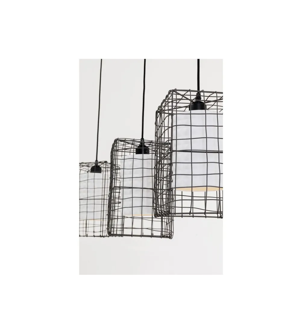Lampa wisząca THREE GRIDS 120 cm