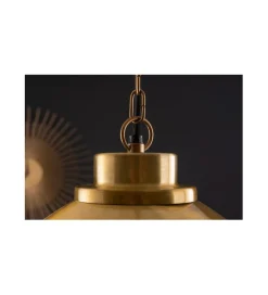 Lampa wisząca TOMAR 43 cm złota