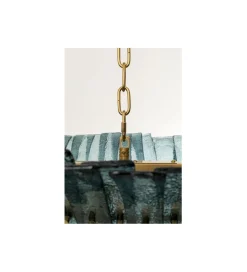 Lampa wisząca VENEZIA 130 cm niebieska