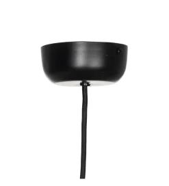 Lampa wisząca WRENKMA 75 cm pomarańczowo czarna