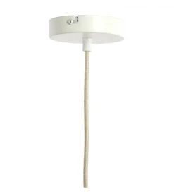 Lampa wisząca ZUBEDA 38 cm kremowa