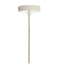 Lampa wisząca ZUBEDO 49 cm kremowa