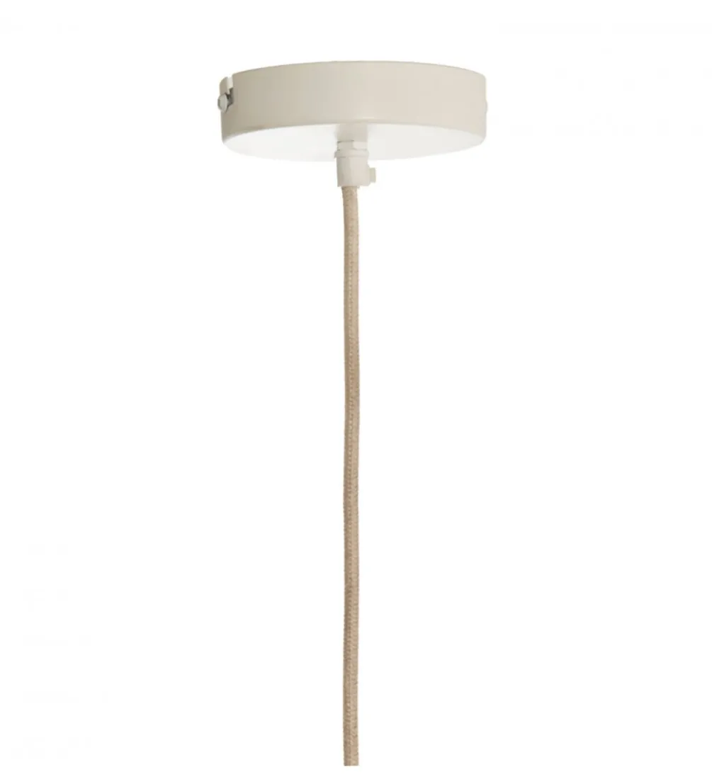 Lampa wisząca ZUBEDO 49 cm kremowa